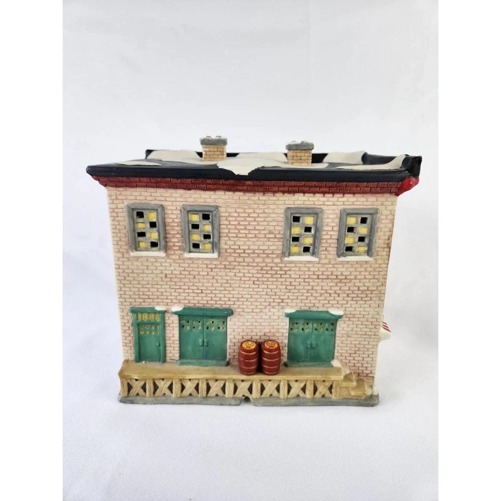 1992 Vintage Coca-Cola Town Square Collection Jacob's Pharmacy Christmas Village